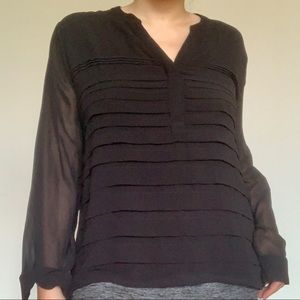 Calvin Klein Black Layered Top